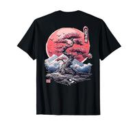 Sakura Cherry Blossom Fuji Urban Aesthetic Japan Backprint Camiseta