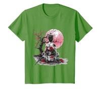 Sakura Cherry Blossom Geisha japonesa Samurai Chica japonesa Camiseta