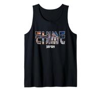 Sakura Cherry Cities of Japan Ehime City Establecido Camiseta sin Mangas