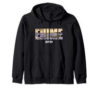 Sakura Cherry Cities of Japan Ehime City Establecido Vintage Sudadera con Capucha