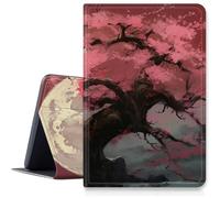 Sakura Cherry Tree - Funda para iPad de 9ª/8ª/7ª generación de 10.2 pulgadas, versión 2021/2020/2019, funda plegable de piel sintética a prueba de golpes con función de apagado y encendido automático