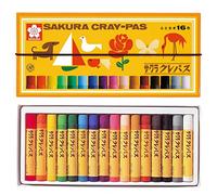 Sakura Color tiza Pastel 16 colores con cuerda de goma LP16R (importado de Japón)