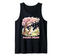 Sakura Dream Kawaii - Arte primaveral de Flores de Cerezo japonés Camiseta sin Mangas