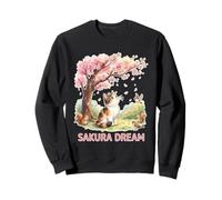 Sakura Dream Kawaii - Arte primaveral de Flores de Cerezo japonés Sudadera