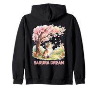 Sakura Dream Kawaii - Arte primaveral de Flores de Cerezo japonés Sudadera con Capucha