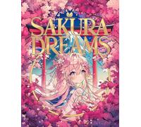 Sakura Dreams: Anime Cherry Blossom Festival Girls: An Aesthetic Japanese Spring Coloring Book for Adults and Teens Featuring Kawaii Manga Style Hanami Floral Portraits