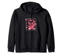 Sakura Flor Flor Koi Pez Vintage Japonés Retro Sudadera con Capucha