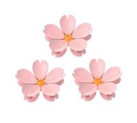 Sakura Flower Magnetic Bag Clips - 15 Reusable Food Sealers，Magnetic Food Bag Sealing Clips For Refrigerators; Practical. (Pink,4.5 * 3.3 * 2.5cm)