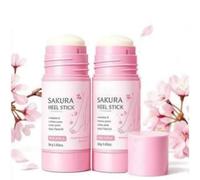 Sakura Foot Heel Stick,Deep Repair Anti-Aging Heel Balm,Keratin Remover Foot Care Cream,Heels Balm for Dry Feet & Cracked Hands Deeply Moisturize & Soften Feets, Exfoliates Dead Skin (2 pcs)