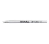 Sakura Gelly Roll Basic Blanco Gel Pen 05 - Punta fina - Escritura suave con tinta pigmentada a base de agua - Resistente al agua y a la decoloración - Ideal para dibujar y resaltar sobre papel oscuro
