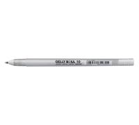 SAKURA Gelly Roll Basic Blanco Gel Pen 10-1.0 mm Bold Nib - Tinta blanca opaca para papeles oscuros - Ideal para letras a mano, manualidades, medios mixtos - Flujo de tinta constante
