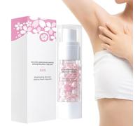 Sakura Gluta Brightening Booster Cream,Sakura Underarm Whitening Cream,50x Brightening Booster Sakura Pearl Capsules Exfoliating Body Gel for All Skin Type (1pcs)