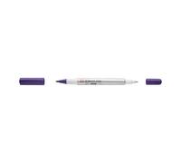SAKURA IDenti-Pen Rotulador permanente de punta doble - Púrpura - Puntas fina y extrafina - Utilízalos en múltiples superficies