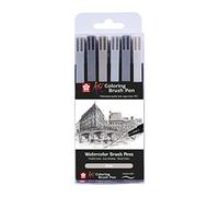 Sakura KOI Coloring Brush Set 6 - Pack de 6 rotuladores, Punta pincel
