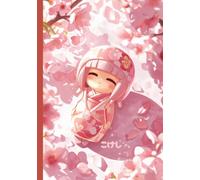 Sakura Kokeshi Doll A5 Notebook
