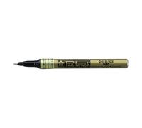 SAKURA Pen-Touch - Rotulador Oro extrafino 0,7 mm - Escribe en varias superficies - Utilízalos en la industria - Tinta pigmentada con disolventes - Adherencia permanente