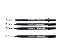 Sakura Pigma Brush Pen Negro Set 3 Pincel + 1 FB