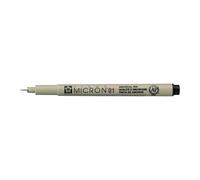 Pigma Micron Fineliner - Negro, 0.25 mm (Noº 01)