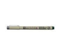 SAKURA Pigma Micron Fineliner 05 - Verde oscuro - 0,45 mm Rotulador permanente resistente al agua