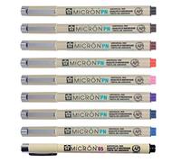 Sakura Pigma Micron PN - Set de 8 lápices Pigma Micron Everyday Pens y 05 NEGRO - Made in Japan