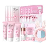 Sakura Sakura - Juego de cuidado facial hidratante, kit de cuidado de la piel para niñas