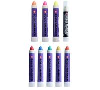 Sakura Solid Marker - Rotulador con mecanismo giratorio (adhesivo permanente, ideal para asfalto, hormigón, mampostería, parabrisas, 12 mm, altas temperaturas hasta 200 °C), color azul