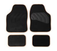 Sakura SS5467 Alfombrillas para Coche, Beige, Pastel, Set de 4