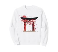 Sakura Torii Cultura Japonesa Flores de Cerezo Estética Zen Sudadera