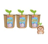 Sakuties - Mini animales de peluche estilizados coleccionables, paquete de 3 juguetes coleccionables ciegos, juguetes para niños a partir de 3 años Just Play