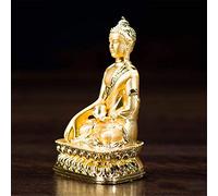 Sakyamuni Estatua tibetana Tantra Buda figurina decoración de Aluminio 3 Pulgadas portátil Budista fengshui Escultura Auto para el hogar decoración del hogar la colección del Arte del Adorno