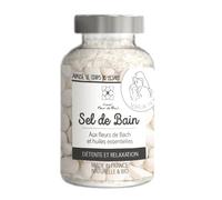 Sal de baño con flores de Bach y aceites esenciales orgánicos - Relajación y relajación - Encuentra el placer del baño para ti y tus hijos