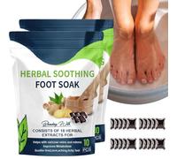 Sal de Baño para Pies,Baño Pies a Base de Hierbas,20pcs Herbal Shaping Cleansing Foot Soak,Bolsa Baño de Pies Hierbas,Perlas Remojo Pies Hierbas,Natural Detox Cleansing Foot Bead,Cuidado los Pies