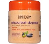 Sal de baño para pies con tendencia a pie de atleta y grietas en la piel, 550 g BINGOSPA