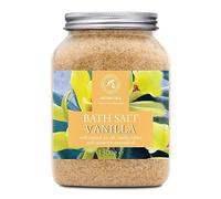 Sal de Baño Vainilla 1300g - Sales de Baño Marinas con Extracto de Vainilla y Aceite Esencial de Canela - Relajación - Belleza - Baños - Cuidado Corporal