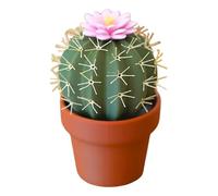 Sal de cactus y pimentero - Mini lindo juego de proscing, soporte para especias de cocina | Molinillo de plantas decorativo Macetas para mesa, estilo floral, base doméstica diaria, diversión al
