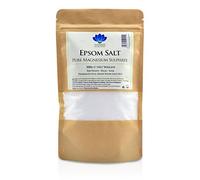 Sal de Epsom, 100% pura, sal de baño relajante, grado farmacéutico, paquete de 500 g