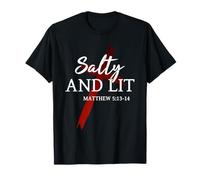 Sal de la Tierra Luz del Mundo Cruz Cristianos Dios Fe Camiseta