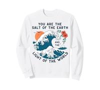 Sal de la Tierra Luz del Mundo Escritura Cristiana Sudadera