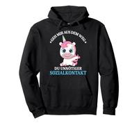 Sal de mi Camino Contacto Social innecesario Lindo Unicornio Sudadera con Capucha