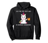 Sal de mi Camino tu Contacto Social innecesario Unicornio Sudadera con Capucha