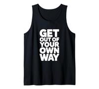 Sal de tu Propio Camino Cita Motivacional Camiseta sin Mangas