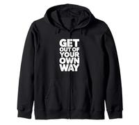 Sal de tu Propio Camino Cita Motivacional Sudadera con Capucha