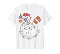 Sal de tu Zona de Confort - Retro Wildflowers Positive Camiseta