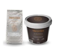 Sal en Escamas Ancestral - Sal sin microplásticos, sal ideal para asar carne - Más sabrosa que la sal céltica o sal marina (Pack Cubo 1,5 kg + Flor de Sal 1,5 kg)