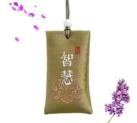 sal espiritual budista - Collar con bolsa budista Talismán chino clásico | 4 x 7 cm esperanza budista para una vida mejor, aleja el mal en el coche