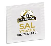 Sal Fina de Mesa de La Barraca - 1000 Sobres en Monodosis de 1 Gramo - Salero en Dosis Individuales - Mejor Selección ENOVINOS