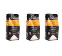 Sal gruesa de Trapani (Sicilia) - Artesanal y natural, sin refinar - Cosechada a mano - Presidio Slow Food - Lote de 3 x 1 kg