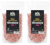 Sal Gruesa Rosa del Himalaya Natural, 2 und x1kg, Rica en Minerales