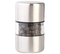 Sal | Manual de acero inoxidable Grosor ajustable | Molienda, dispensador de especias multifuncional portátil, diseño compacto duradero, manchas de cocción perfectas al aire libre