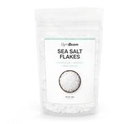 Sal marina en escamas GymBeam Gourmet Kitchen: sabor intenso, sin refinar, para condimentar y decorar, 250 g.